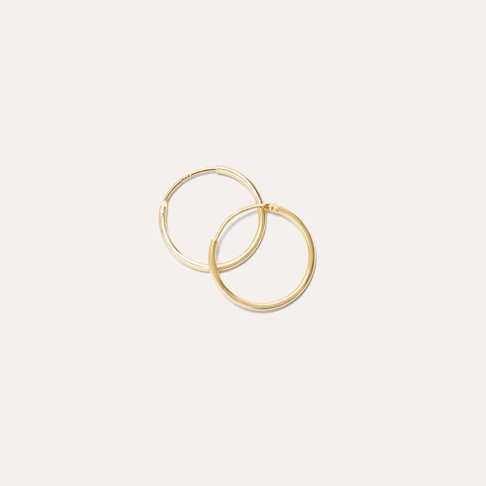 Joop Solid Gold Small Hoops