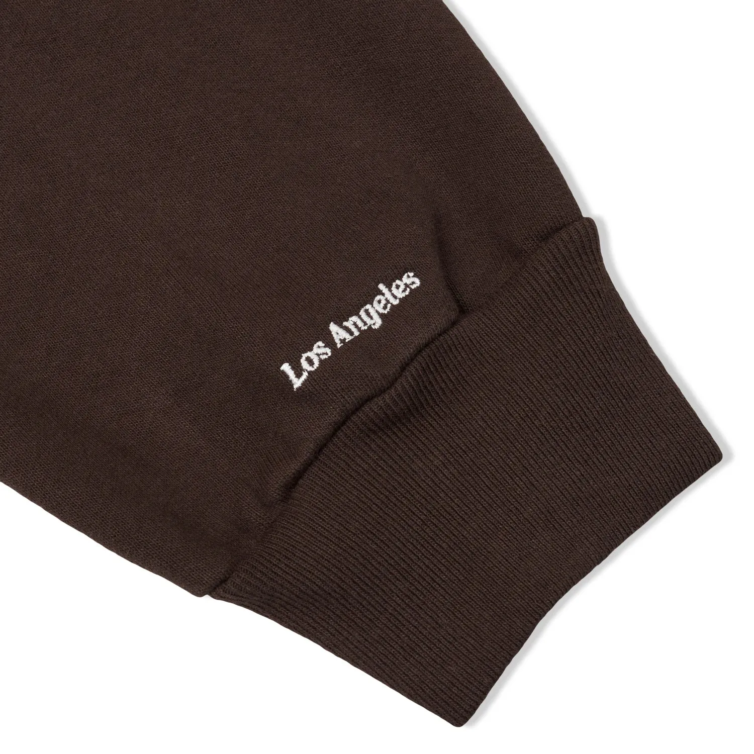 LA Heavy Fleece Hood - Chocolate