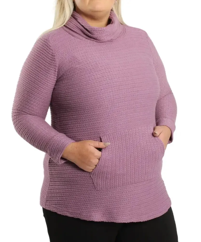 Ladies Cowl Neck Jersey