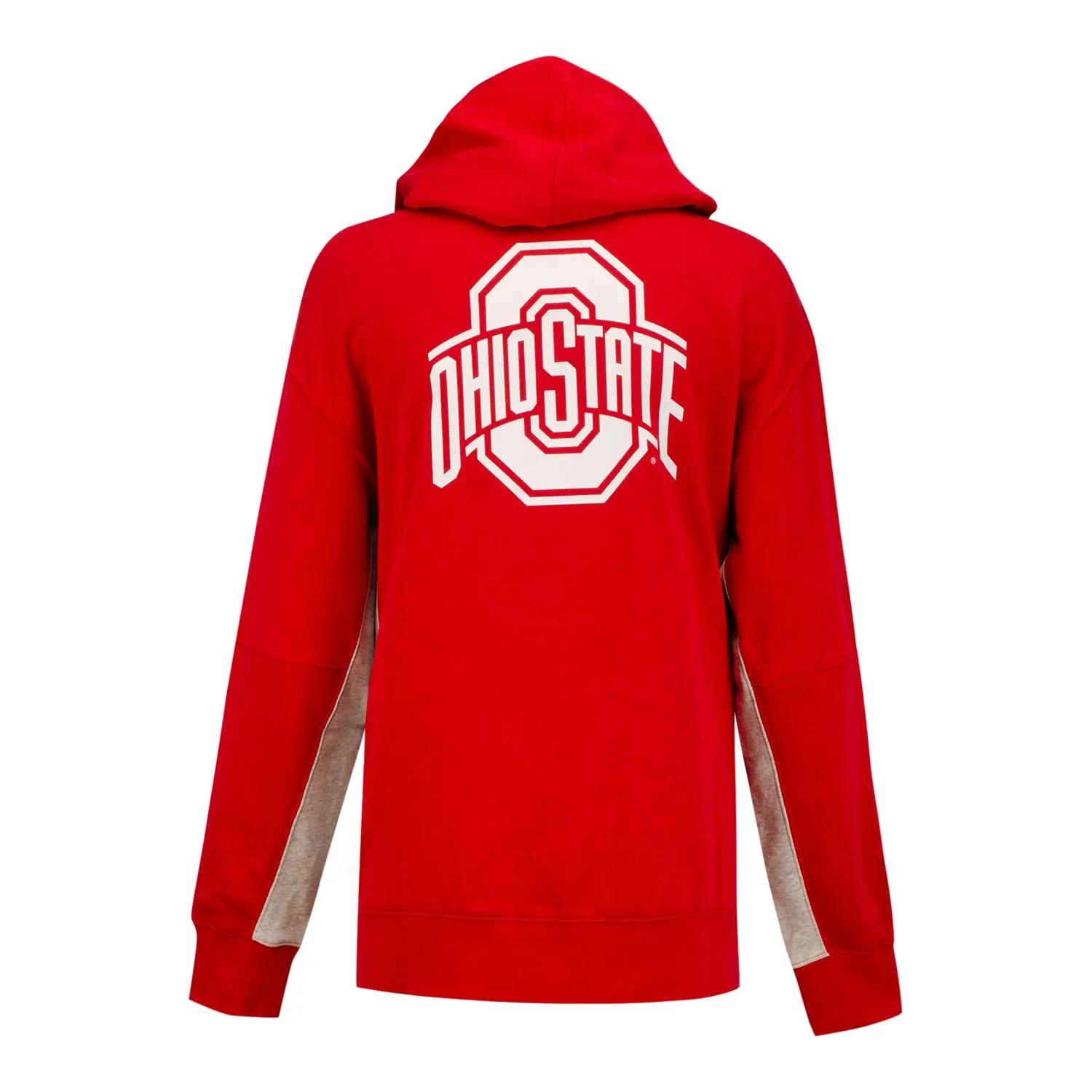 Ladies Ohio State Nike Brushed Hooded Sweatshirt