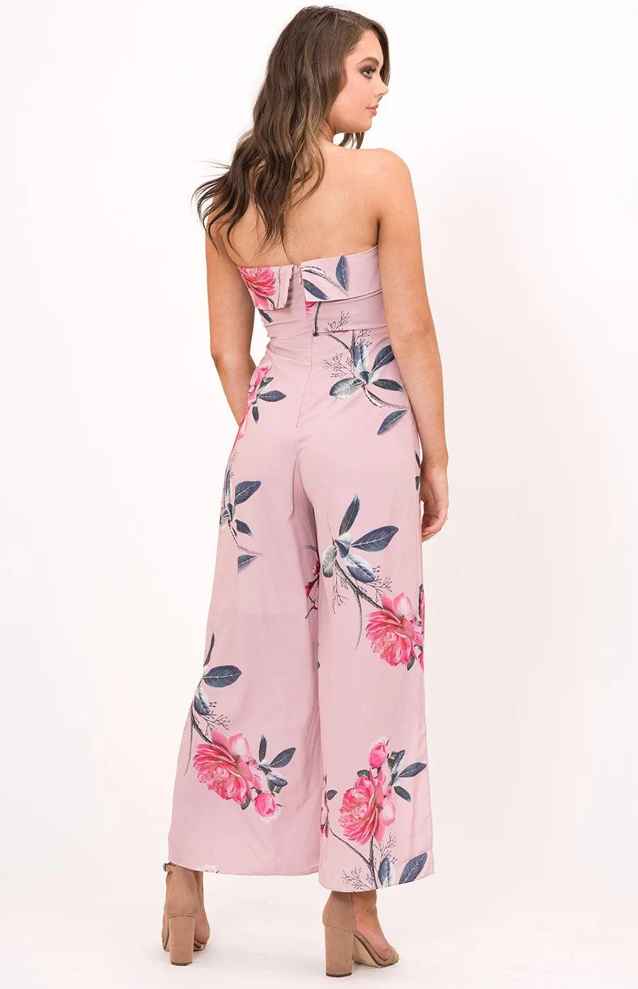 Lynie Jumpsuit Blush Floral