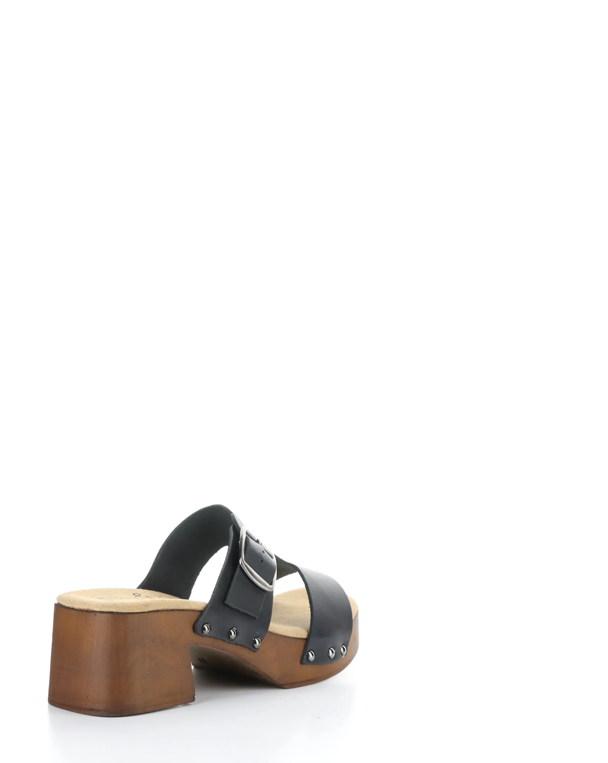 MARIS BLACK Slip-on Sandals