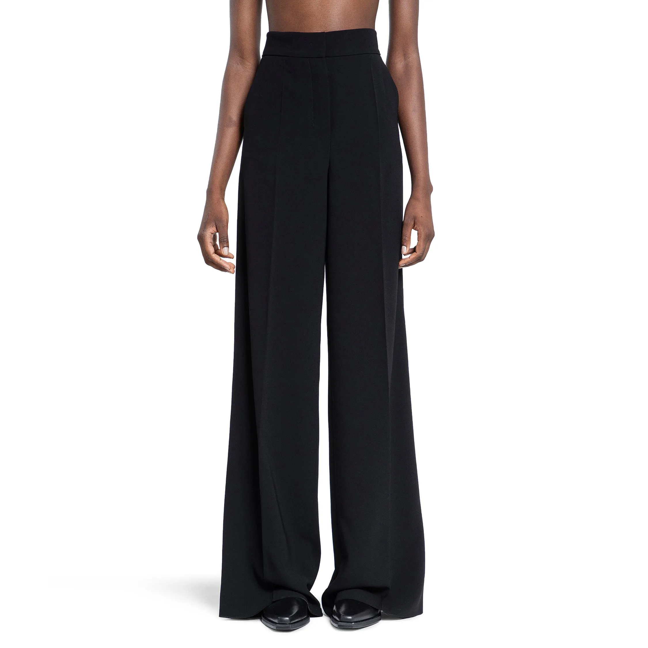 MAX MARA WOMAN BLACK TROUSERS