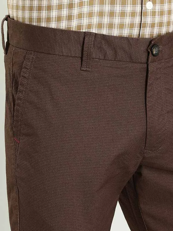 Men Brooklyn Fit Cotton Blend Trouser