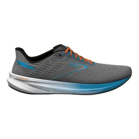 Men's Brooks Hyperion, Grey/Atomic Blue/Scarlet, 10 D Medium