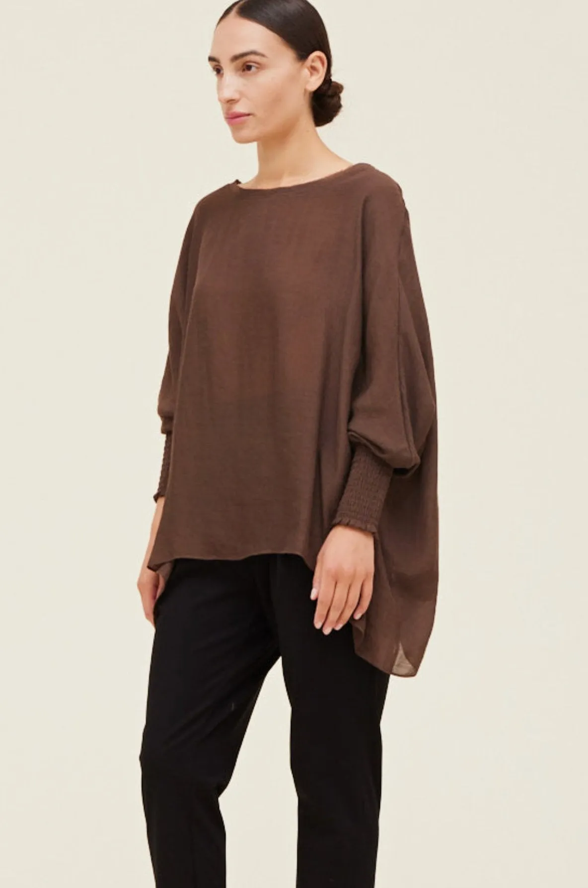 Meryl Smocked Sleeve Blouse - FINAL SALE