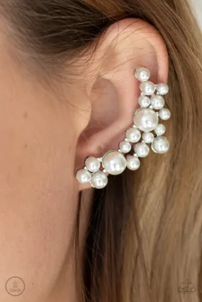 Metro Makeover White-Earrings