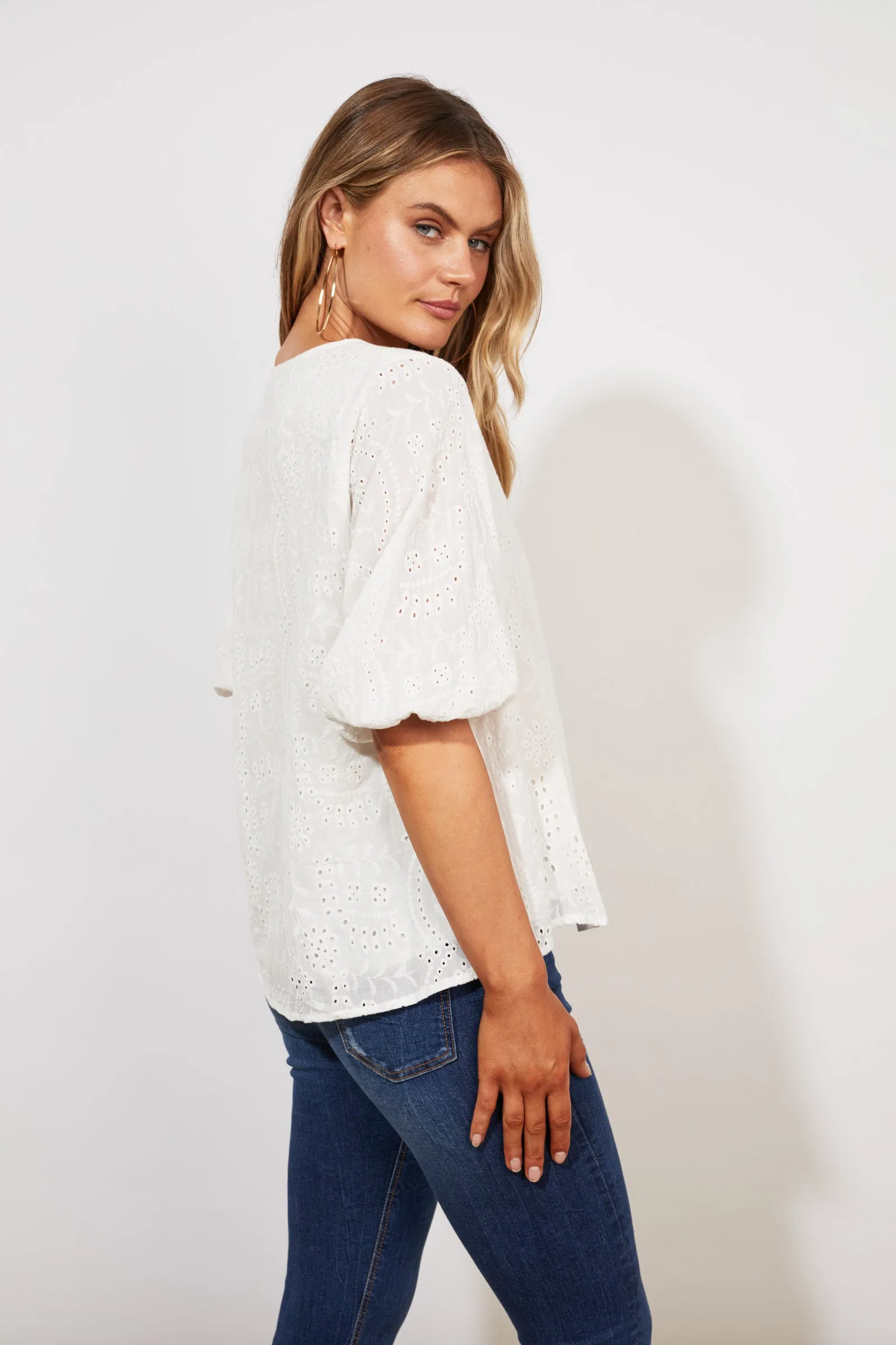 Naxos Blouse, Coconut