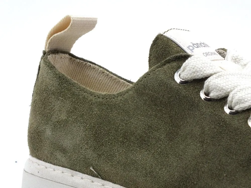 PAN CHIC Sneaker Low Cut Sneaker Donna Olive Pearlgrey P01W14001S8