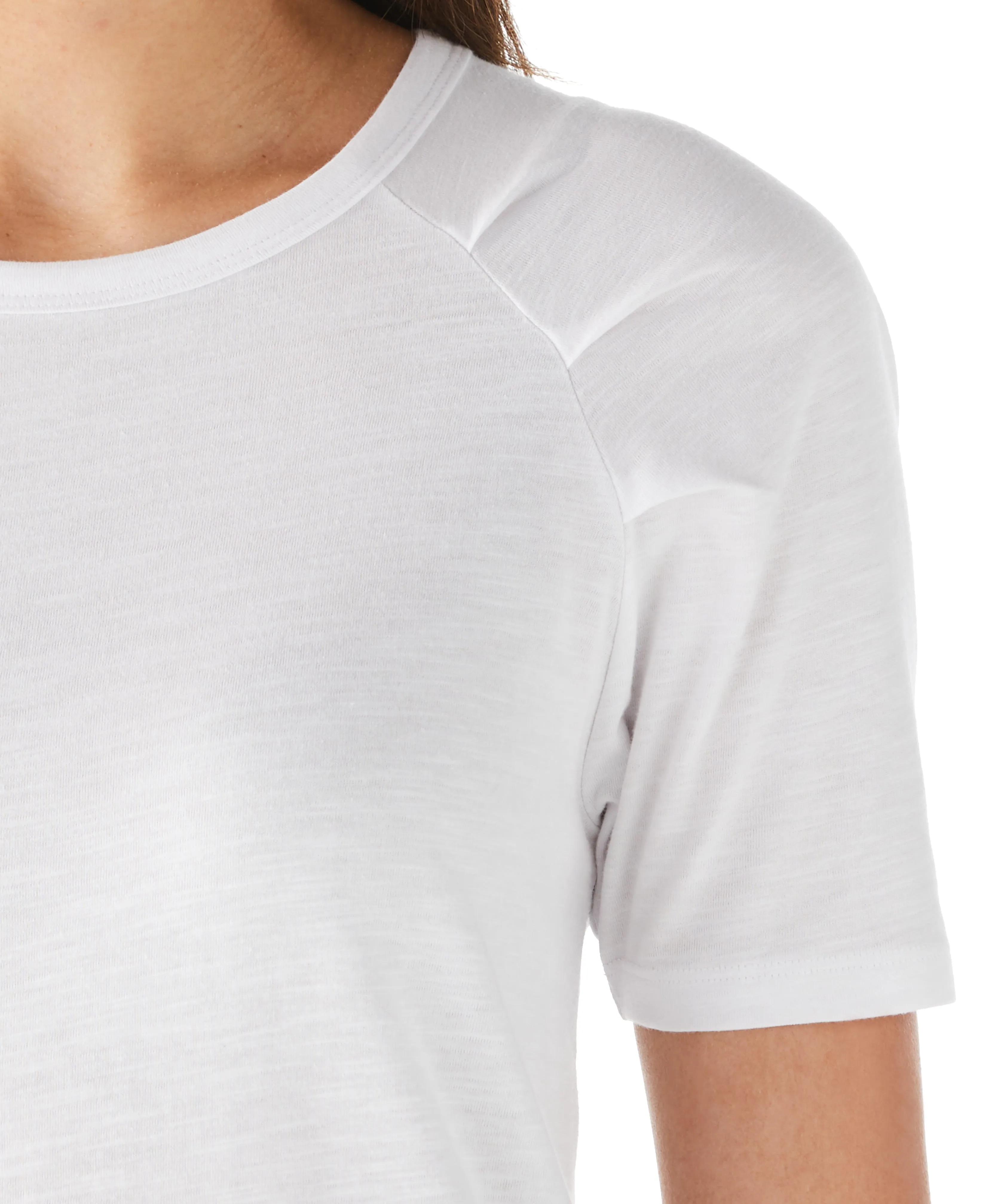 Pleated Raglan Sleeve Tee