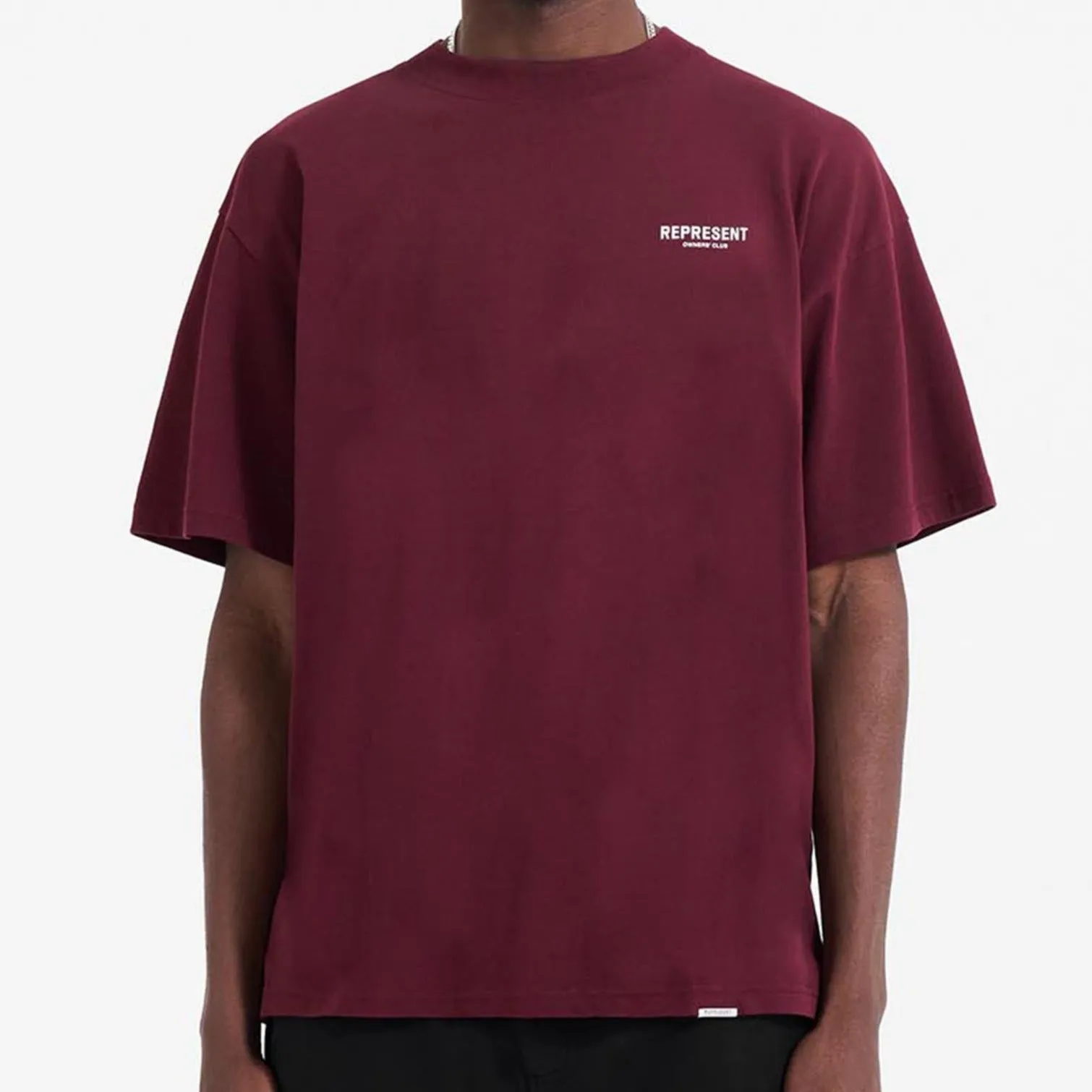 Represent Owners Club Logo Tee Maroon