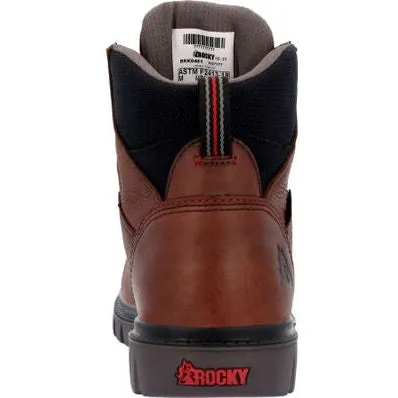 Rocky Men's Worksmart 6" WP Composite Toe Work Boot -Brown- RKK0401