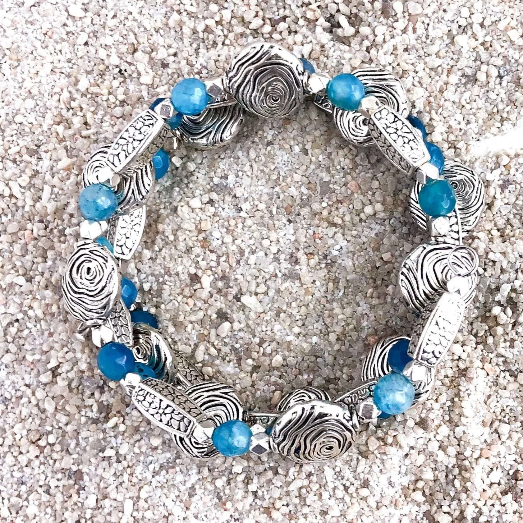 Sea Swirl Wrap Bracelet