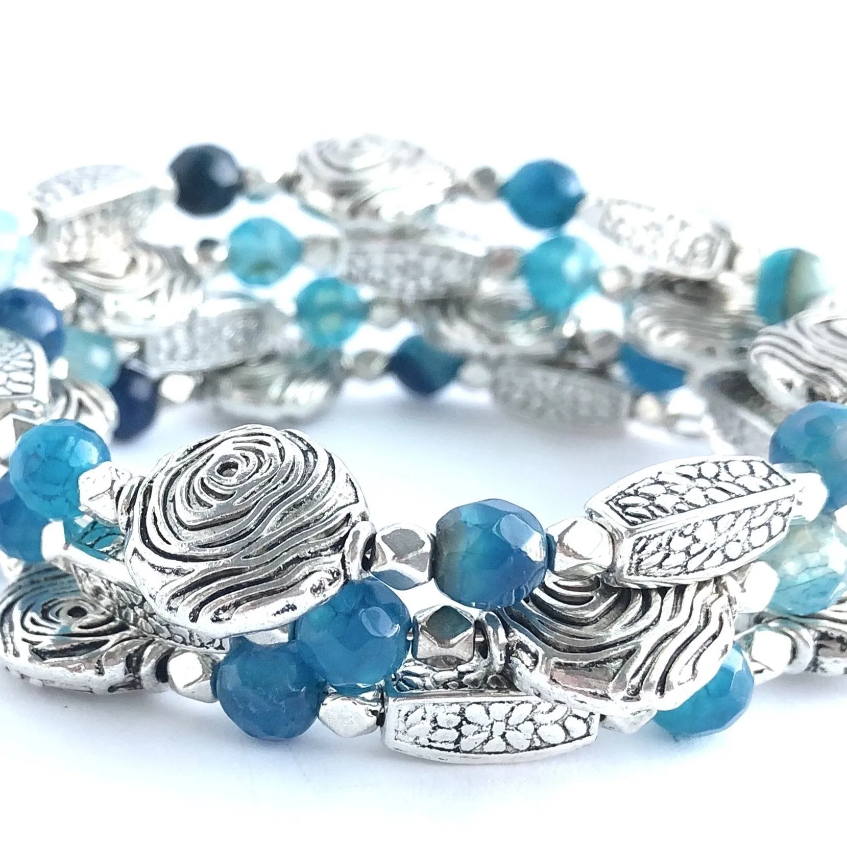 Sea Swirl Wrap Bracelet