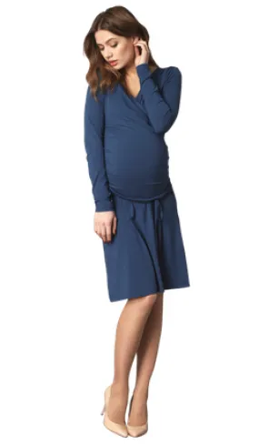 Side Wrap Maternity Dress