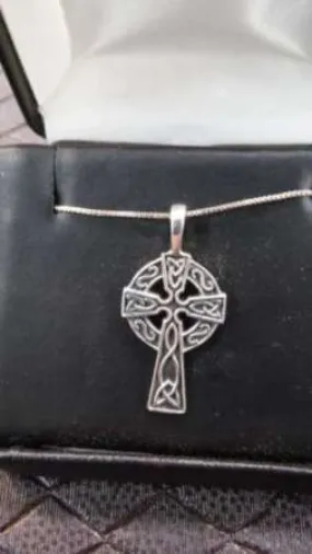 Sterling Silver 1" Celtic Cross