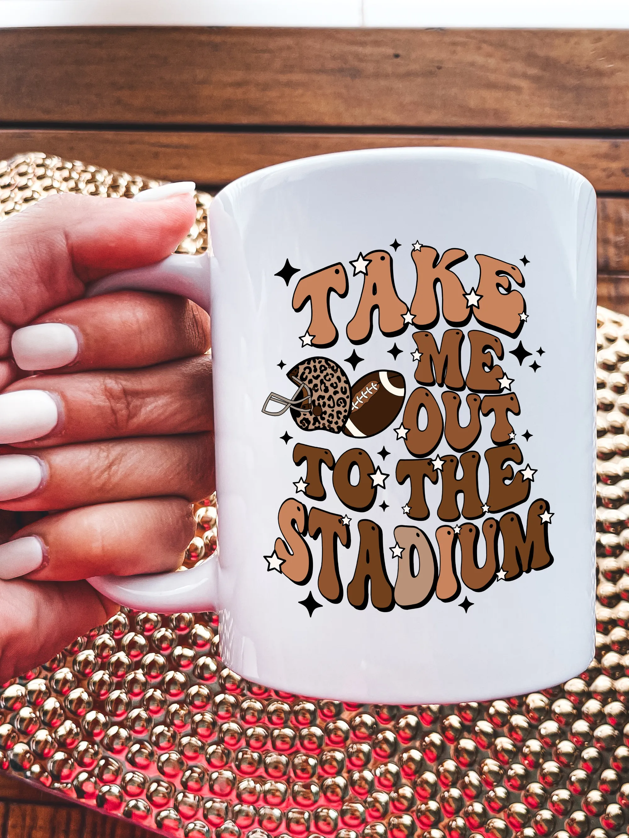 Take Me Out To The Stadium Mug