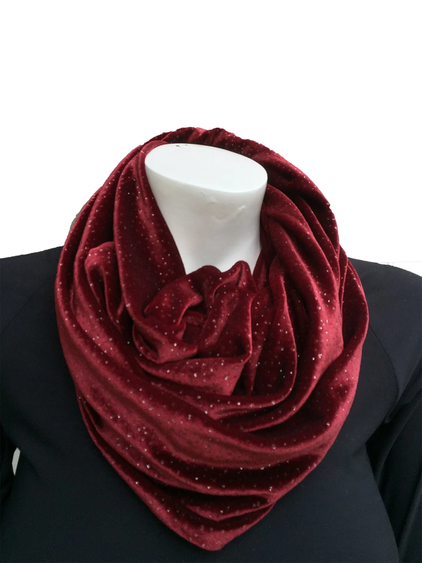 Velvet Infinity Scarf