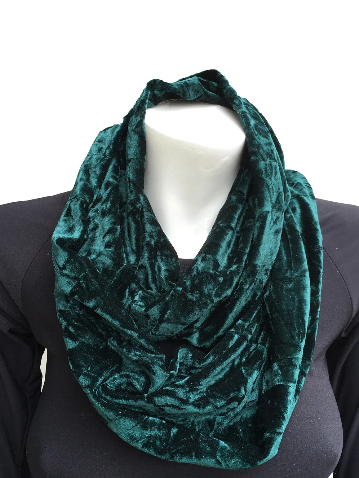 Velvet Infinity Scarf