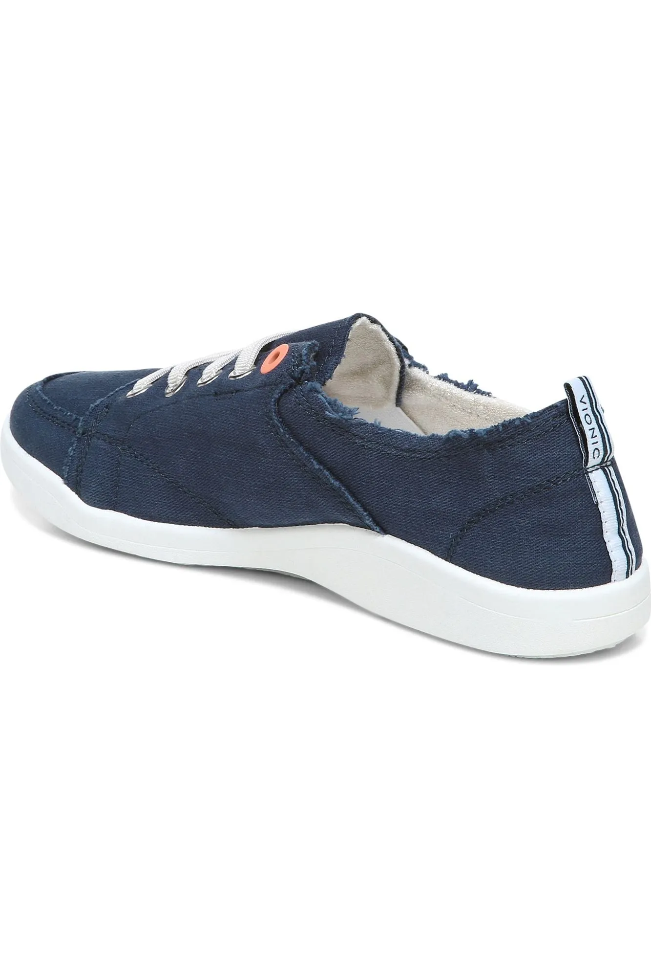 Vionic Canvas Lace-Up Sneaker - Style Pismo NAV