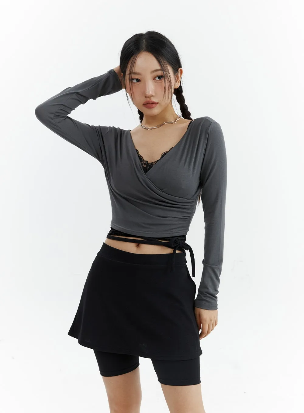 Wrap Crop Top CJ424